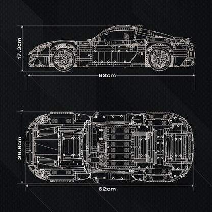 Limited Edition Bronze Maserati GranTurismo 5479PCS - RBrickstem®