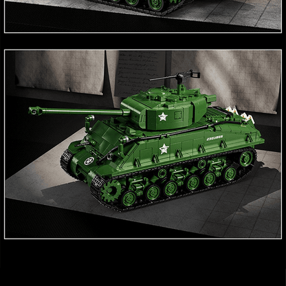M4 Sherman Tank 1681PCS - RBrickstem®