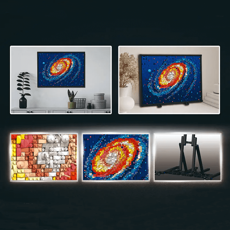 Milky Way 2437Pcs 3D Brick Model - RBrickstem®