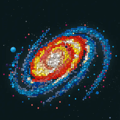 Milky Way 2437Pcs 3D Brick Model - RBrickstem®