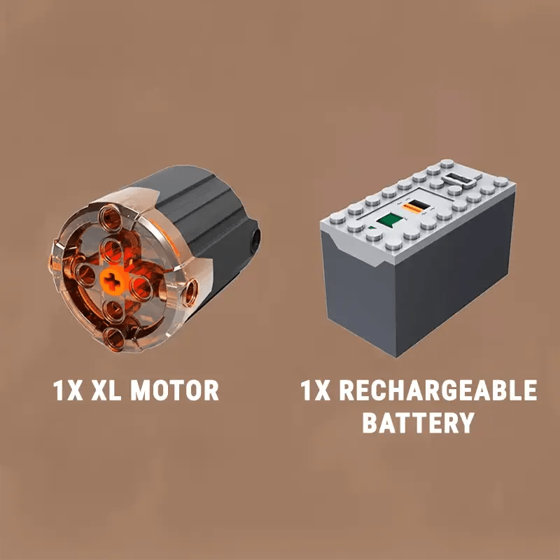Motorised Flat 6 Engine 608pcs - RBrickstem®