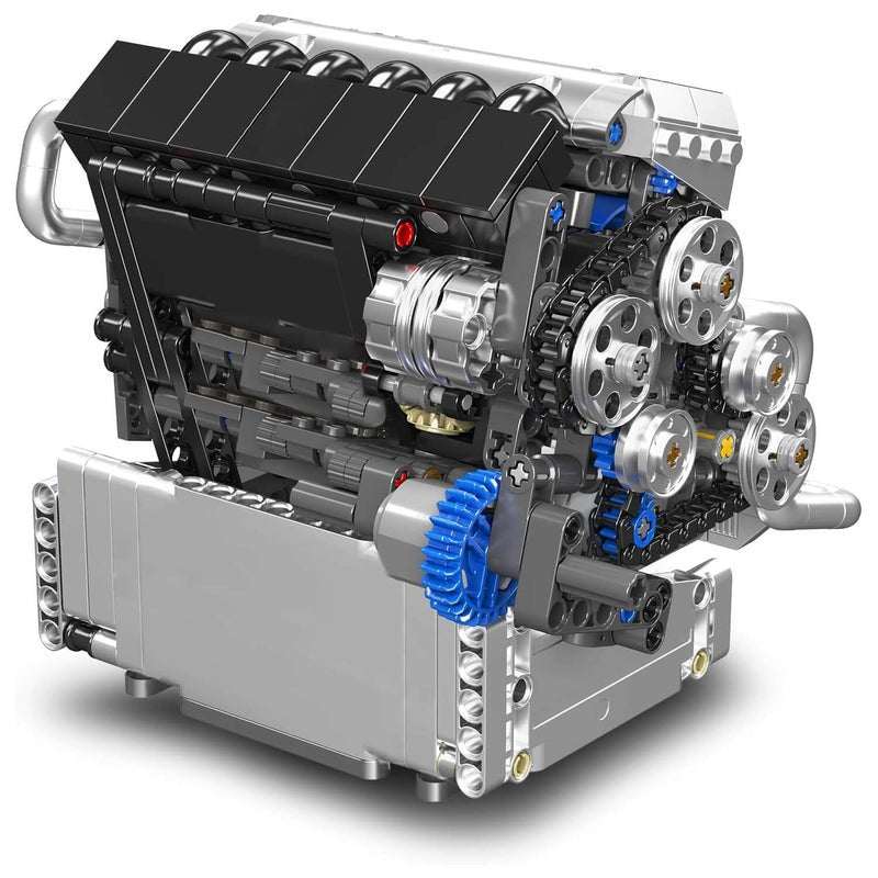 Motorised Inline 6 Bavarian Engine 743Pcs