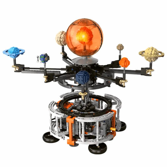 Motorised Rotating Solar System 1281pcs - RBrickstem®