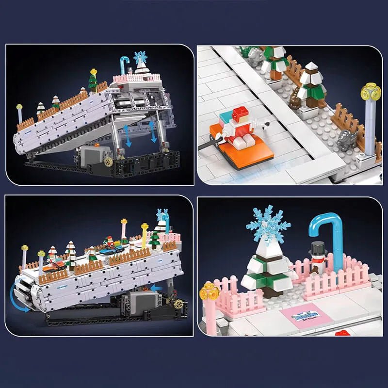 Motorised Ski Resort 2180pcs - RBrickstem®