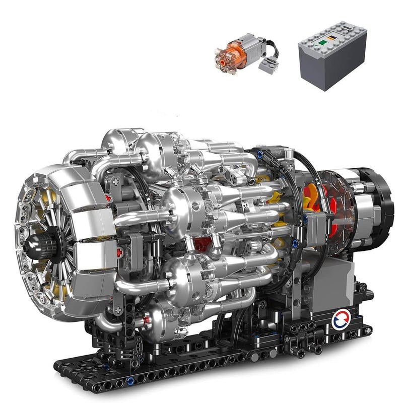 Motorised Turbofan Engine 1213PCS - RBrickstem®