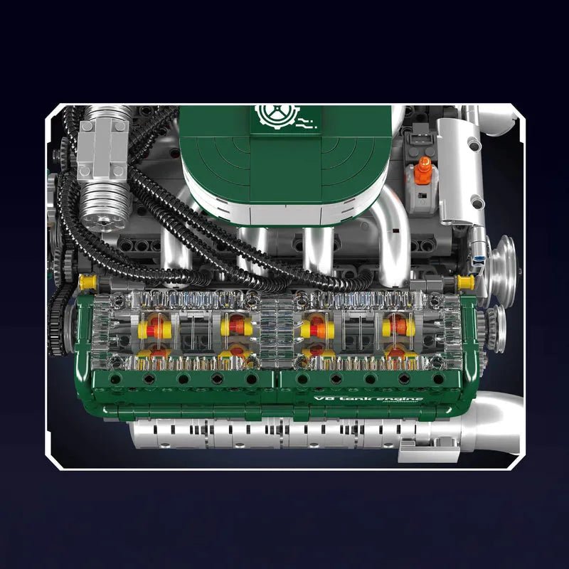 Motorised V8 Tank Engine 2249pcs - RBrickstem®