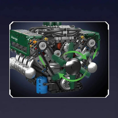 Motorised V8 Tank Engine 2249pcs - RBrickstem®