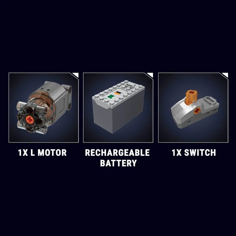 Motorised V8 Tank Engine 2249pcs - RBrickstem®