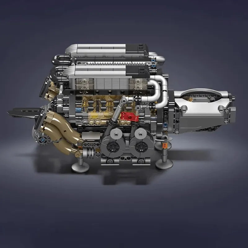 Motorised W16 Engine 951pcs - RBrickstem®