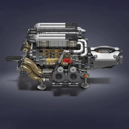 Motorised W16 Engine 951pcs - RBrickstem®