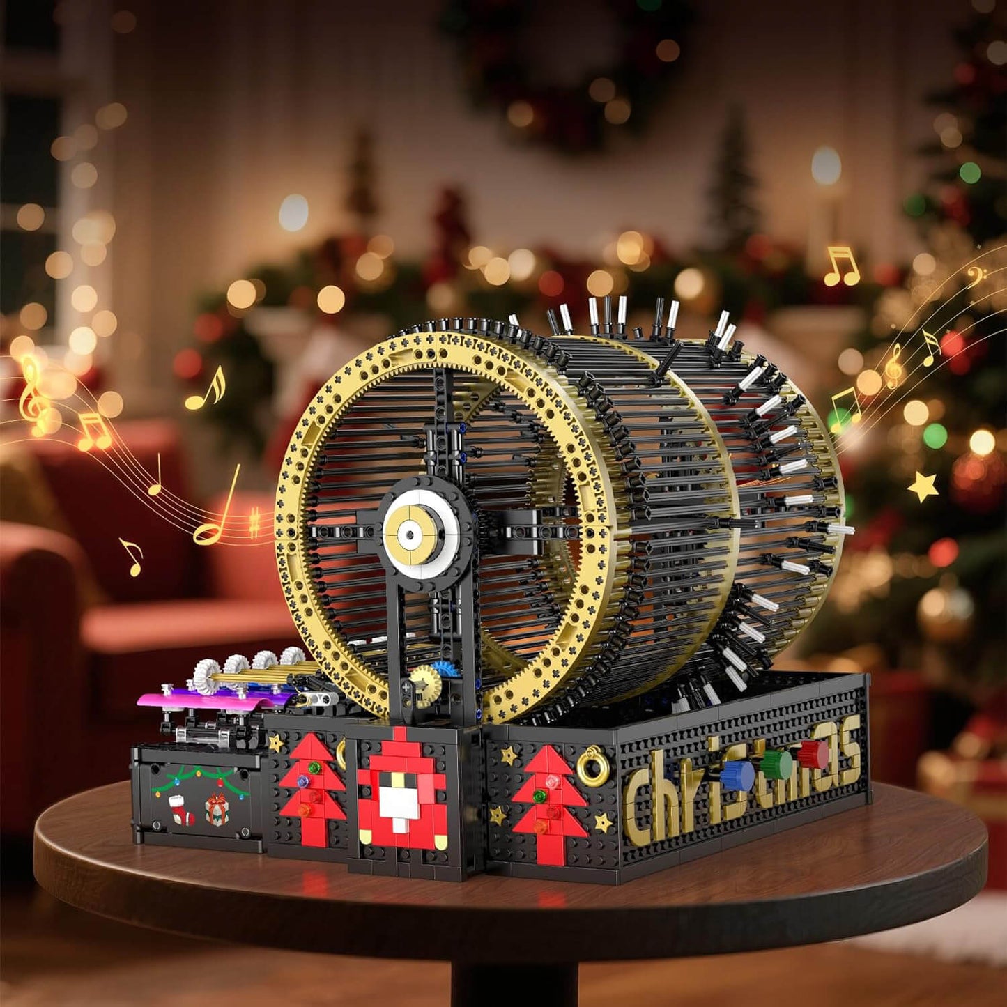 Motorised Festive Music Box 2343Pcs