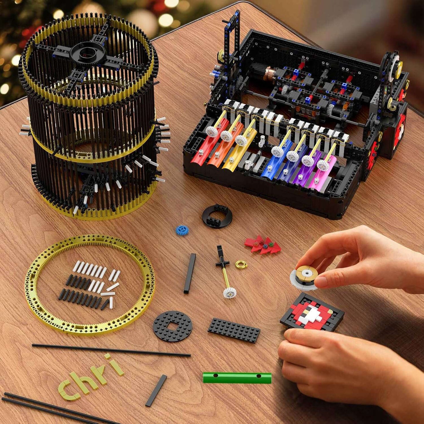 Motorised Festive Music Box 2343Pcs