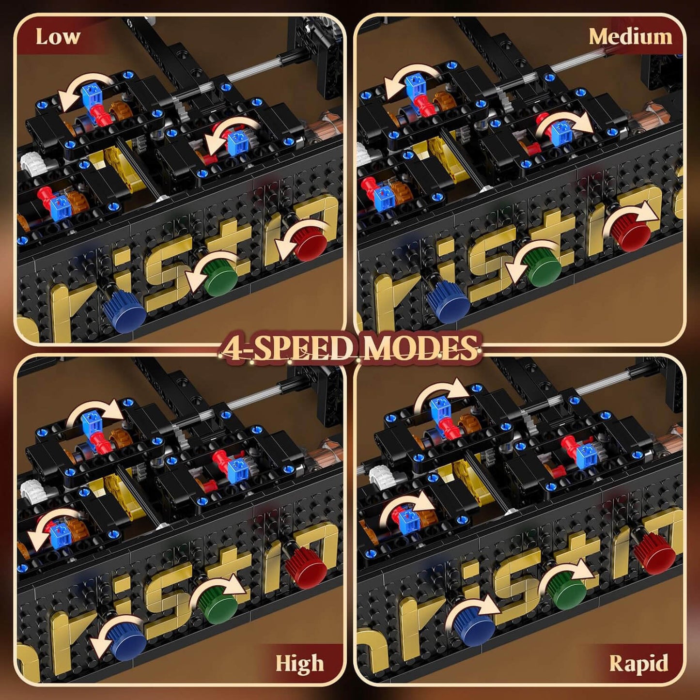 Motorised Festive Music Box 2343Pcs