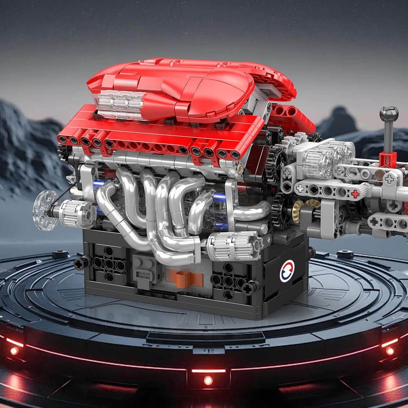 Naturally Aspirated V12 Italian Engine 862PCS - RBrickstem®