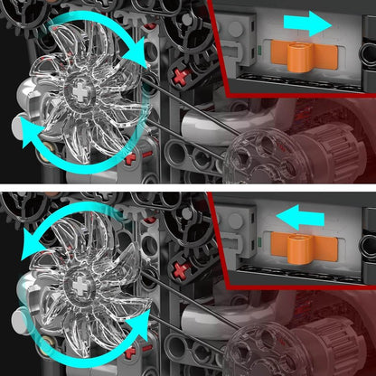 Naturally Aspirated V12 Italian Engine 862PCS - RBrickstem®