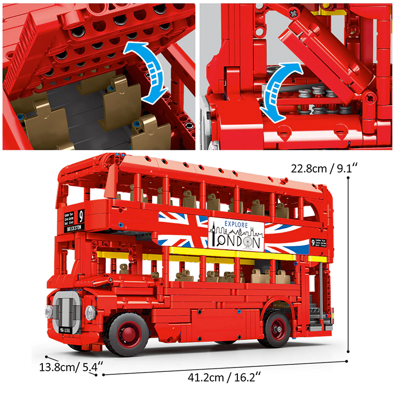 Remote Controlled London Bus 1662pcs mySite