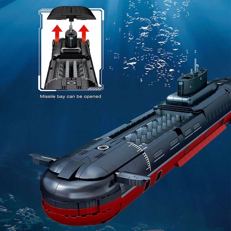 Project 941 Akula Nuclear Submarine 2894Pcs