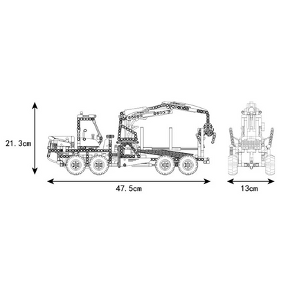 Pneumatic Logging Truck 937pcs mySite