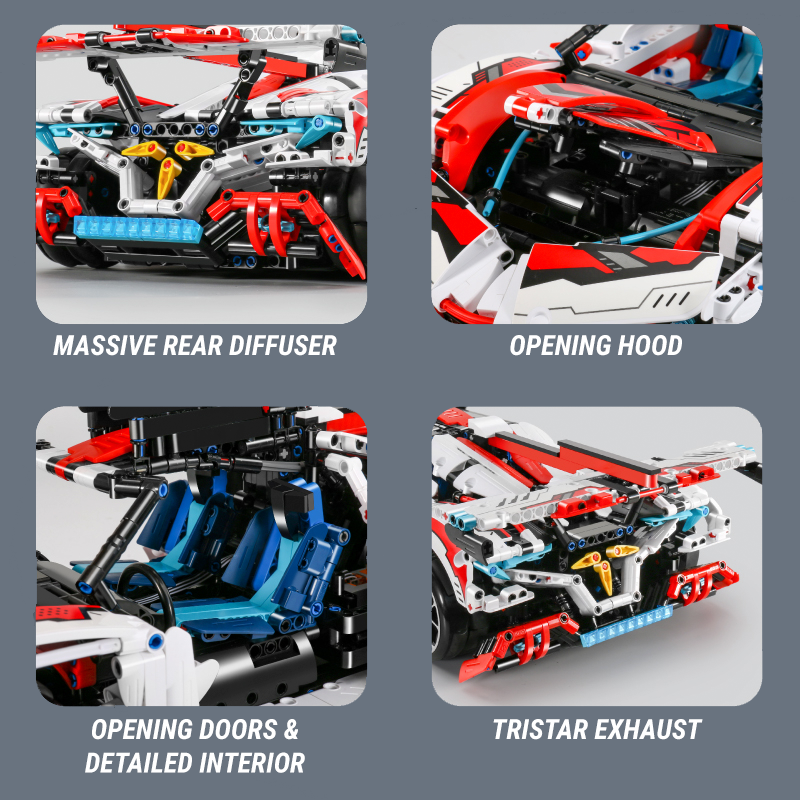 Drifting Intense Emotion Hypercar 2731pcs mySite