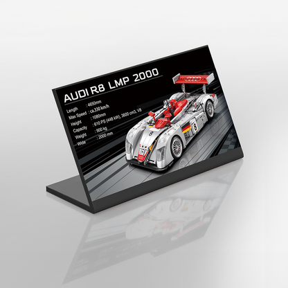 Audi R8 LMP 2000 RC Car 2425pcs - RBrickstem®