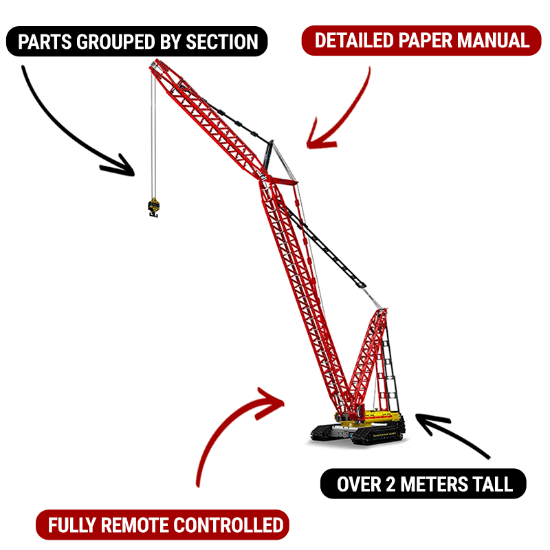 The 210cm Mega Dragline 4317pcs mySite