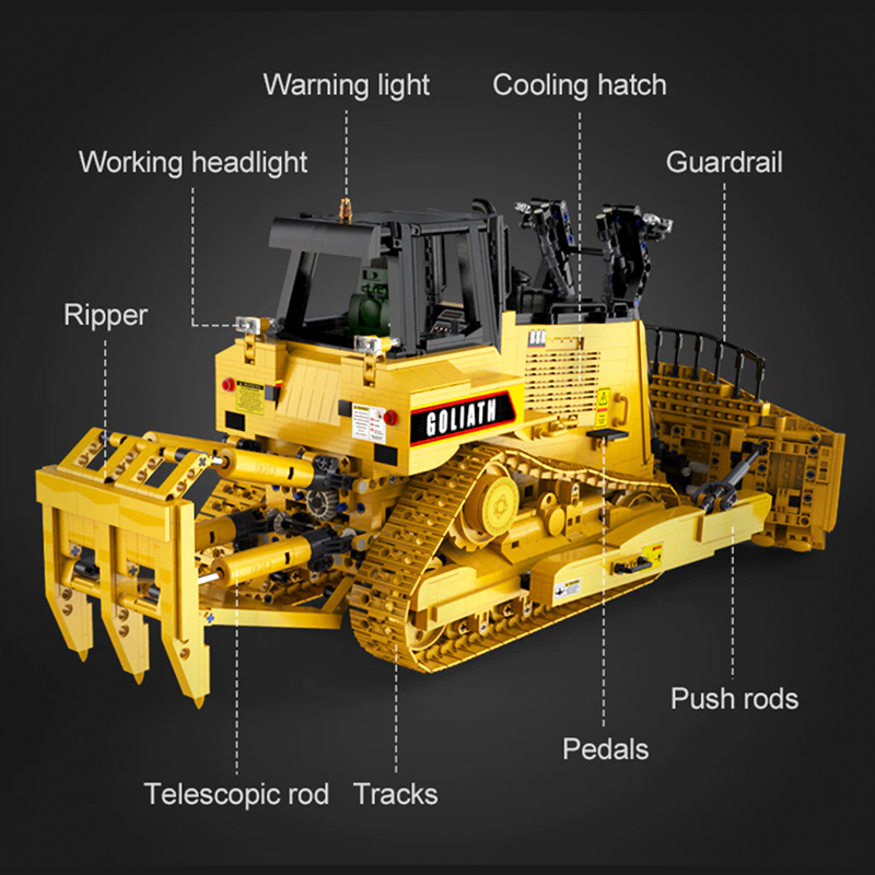 Remote Controlled Goliath Bulldozer 2825pcs mySite