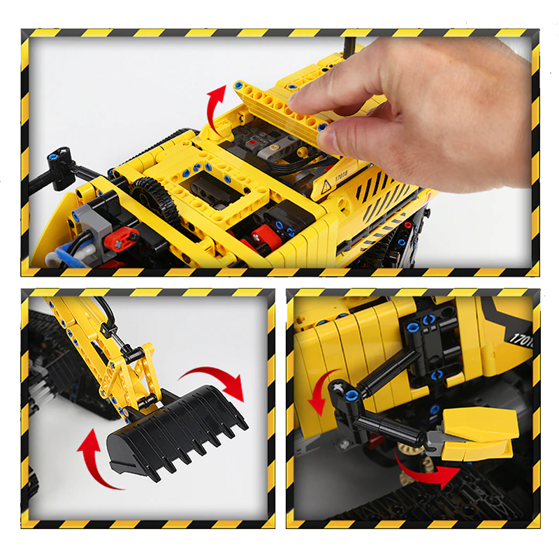 Remote Controlled Morphing Excavator 2236pcs mySite