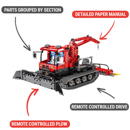 Remote Controlled Snow Groomer 1099pcs mySite