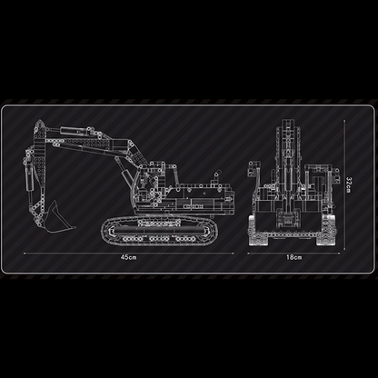 Remote Controlled Excavator 1827pcs mySite