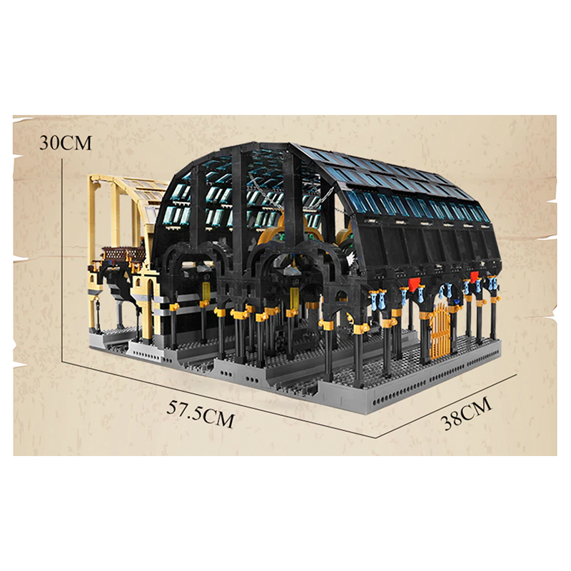 Dual Train Station 3317pcs mySite