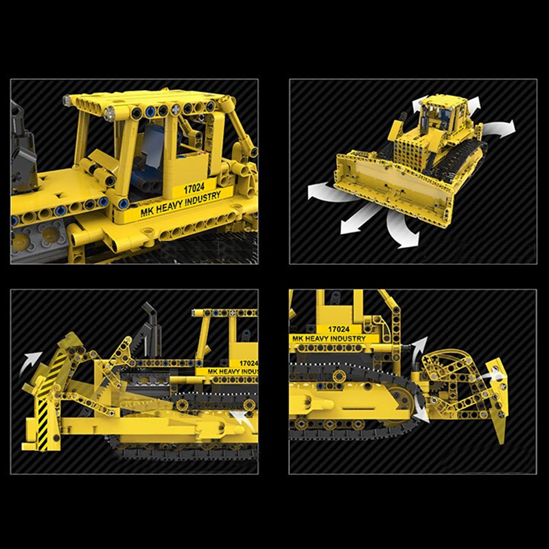 Remote Controlled Bulldozer 1002pcs mySite