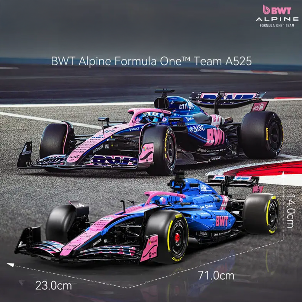 The BWT Alpine Formula One Team Car 2172Pcs