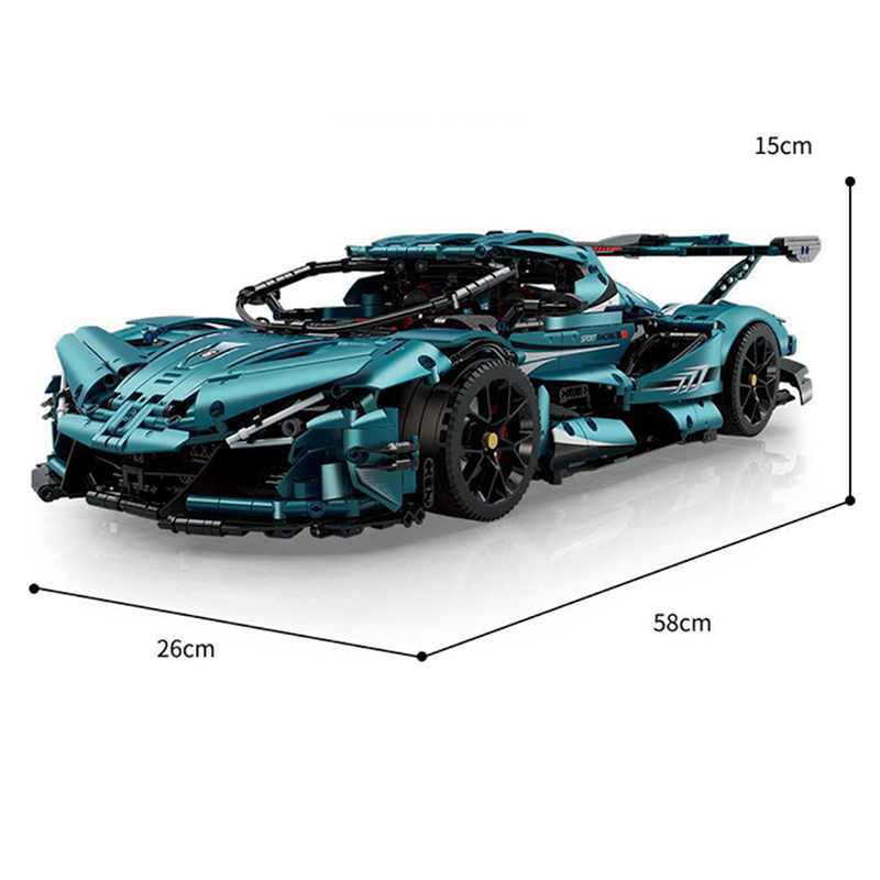 Satin Blue Intense Emotion Hypercar 3467pcs mySite