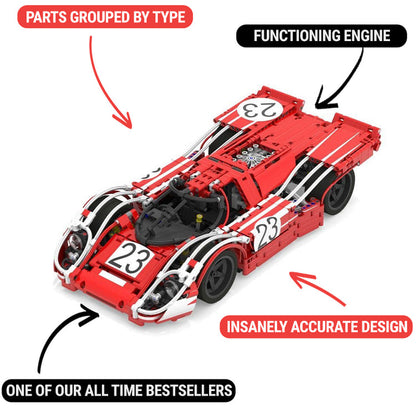 1970 LE MANS RACE CAR 1895PCS - RBrickstem®