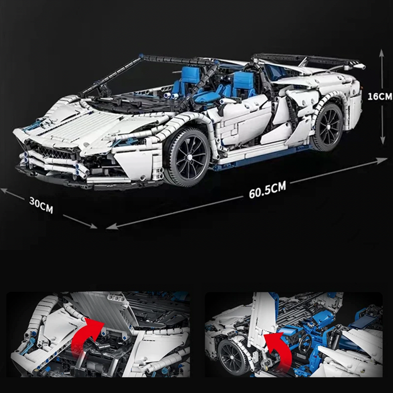 Remote Controlled Convertible White Bull 4037pcs mySite