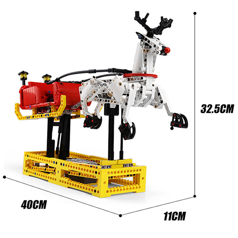 Motorised Sleigh & Reindeer 787pcs mySite