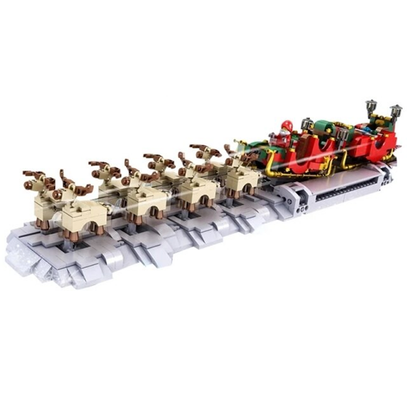 Motorised Santa, Sleigh & Reindeer 1317pcs mySite