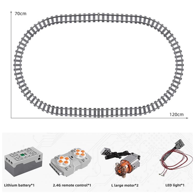 Remote Controlled Steam Train 1551pcs mySite