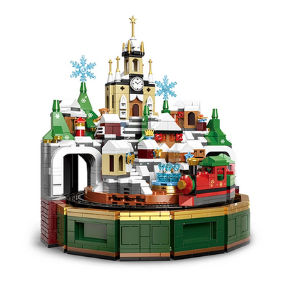 Christmas Village Music Box 1293pcs mySite