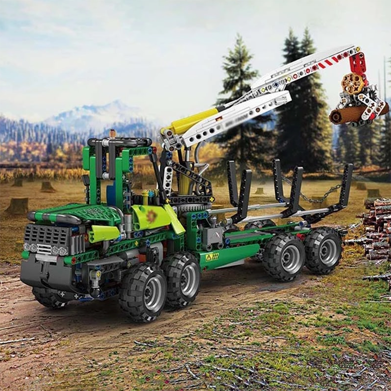 Pneumatic Logging Truck 937pcs mySite