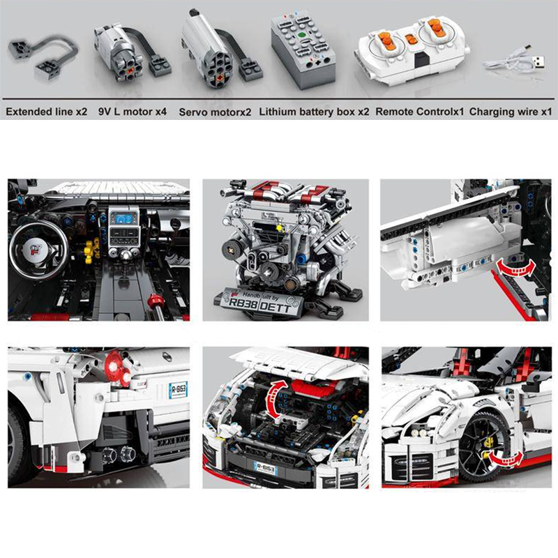 Remote Controlled R35 Godzilla 4097pcs mySite