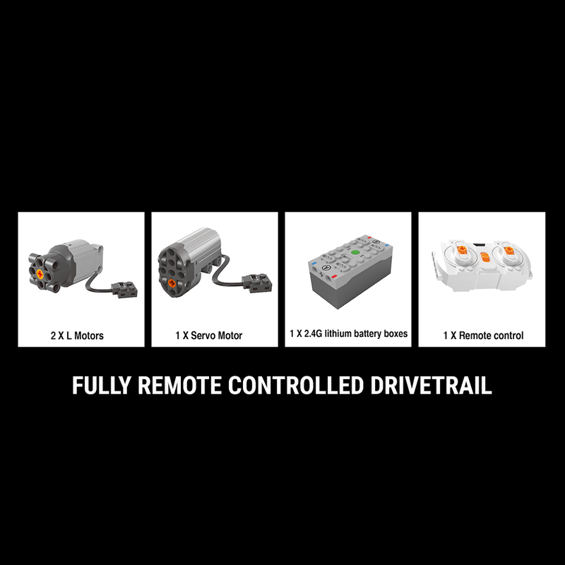 Audi R8 LMP 2000 RC Car 2425pcs - RBrickstem®