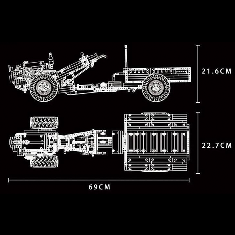 Remote Controlled Tractor 1311pcs mySite