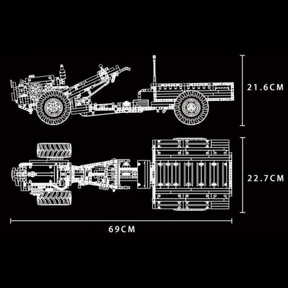 Remote Controlled Tractor 1311pcs mySite