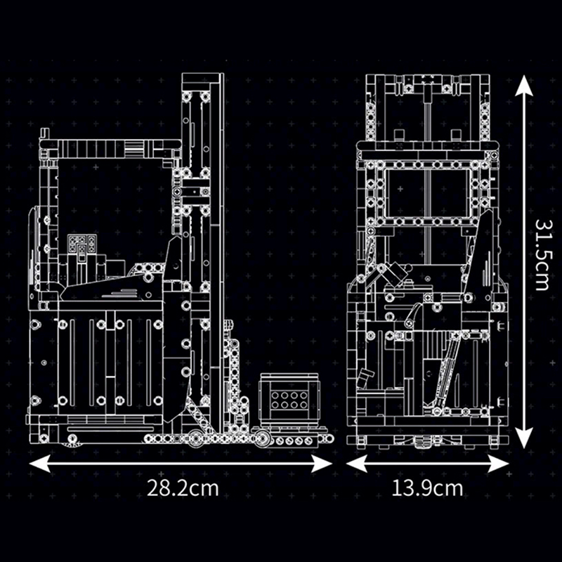 Remote Controlled Forklift 1505pcs mySite