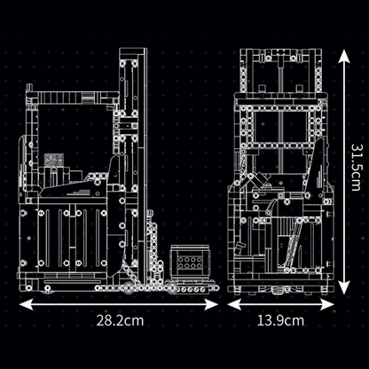 Remote Controlled Forklift 1505pcs mySite