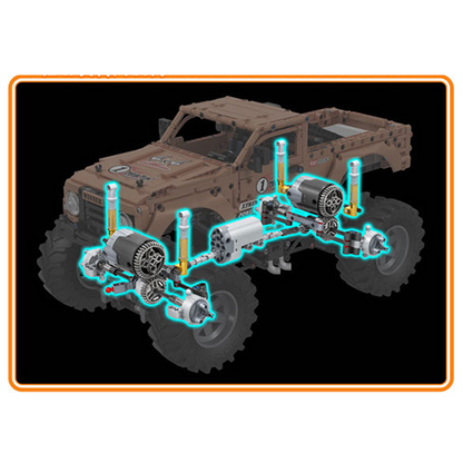 Remote Controlled Monster Truck 1492pcs mySite