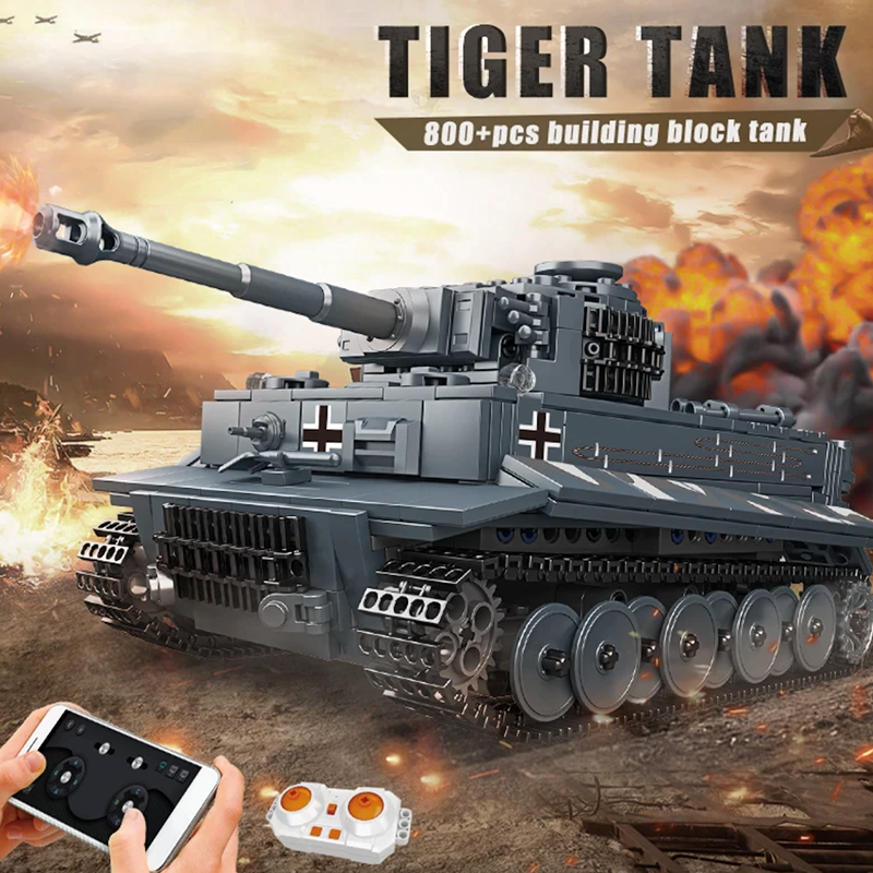 Remote Controlled Tiger Tank 800pcs mySite