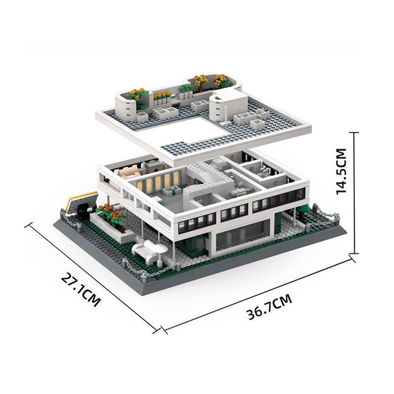 Villa Savoye, Paris 1225pcs mySite