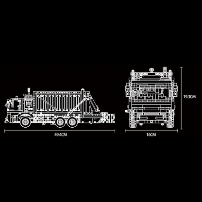 Remote Controlled Garbage Truck 1688pcs mySite